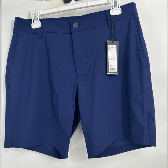 NWT RHONE size 31 orbita blue active 8" resort Shorts mens $98 UPF 50+ - Picture 1 of 4